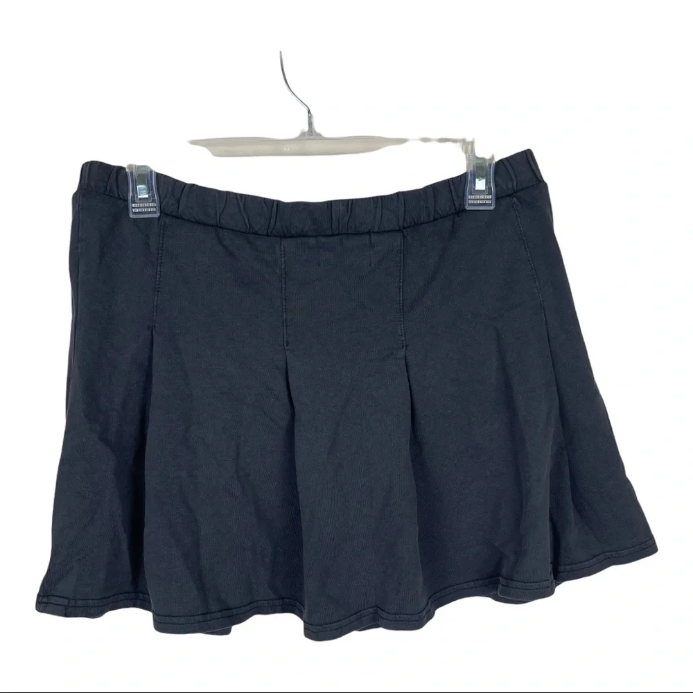 Urban Nation NWOT Gray Ruffle Mini‎ Skirt Size L - Picture 6 of 7